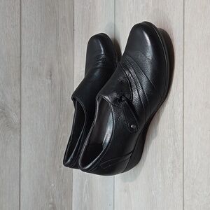 Dansko Women Leather Clog Mary Jane shoes sz 38/7.5-8
